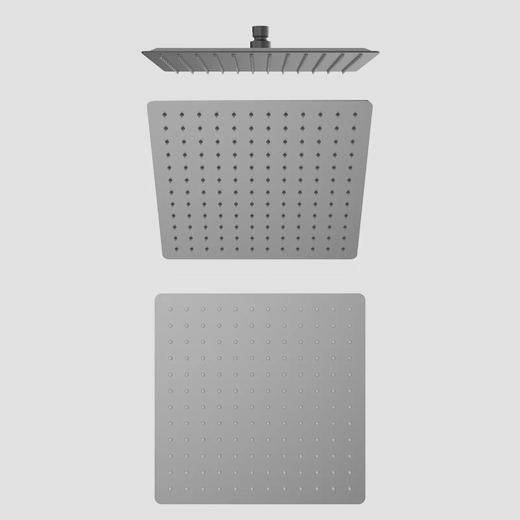 300x300x2mm mm SUS 304 Overhead Rain Shower – SHA1201 Brushed Gun Metal
