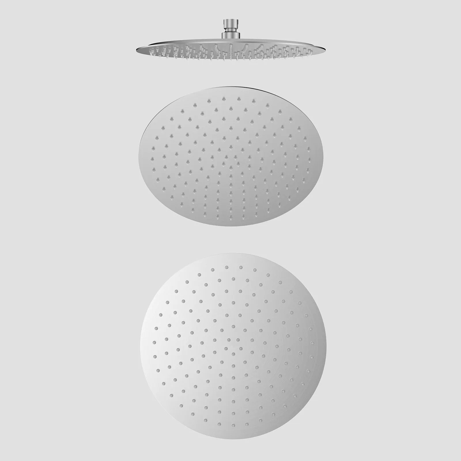 Ø300mm SUS 304 Overhead Rain Shower – 2mm Super Thin Profile – SHA1202 Brushed Nickel