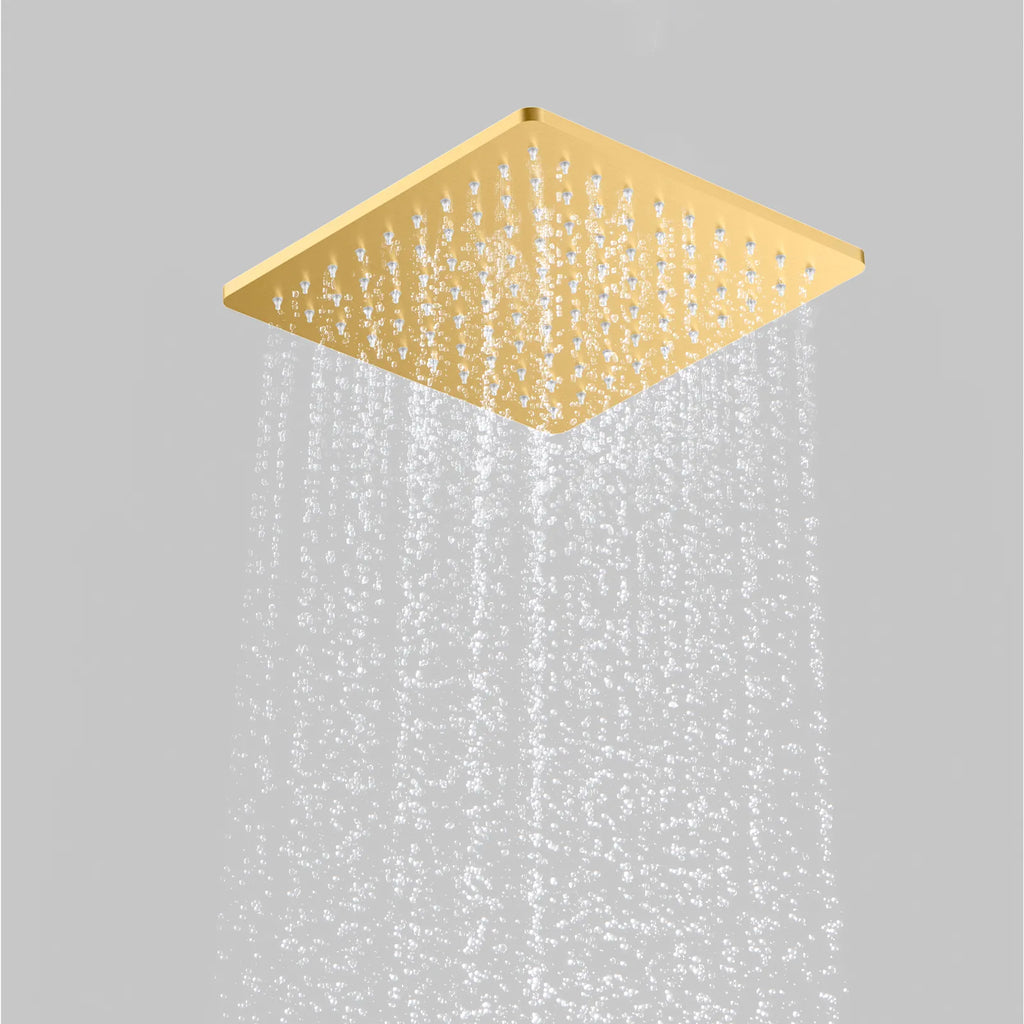 200x200mm SUS 304 Overhead Rain Shower – 8mm Modern Profile – SHD0801