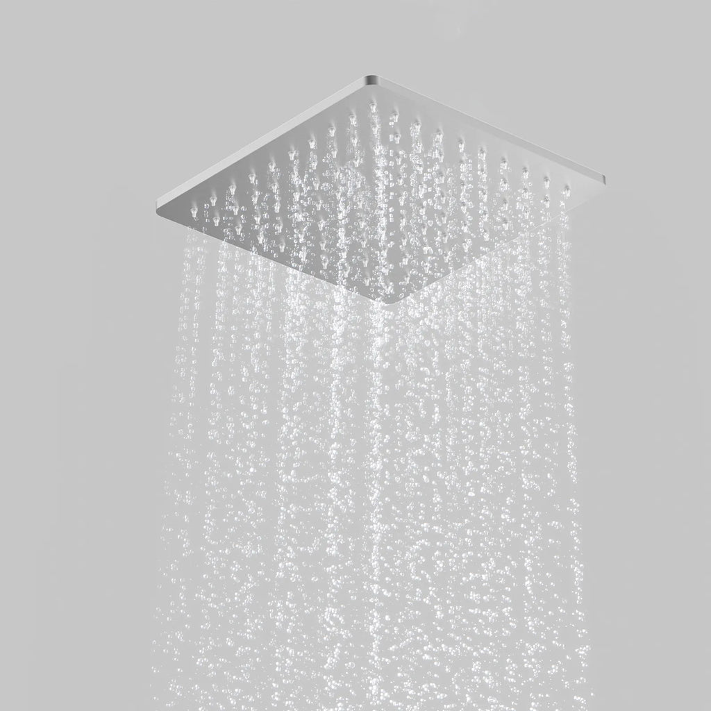 200x200mm SUS 304 Overhead Rain Shower – 8mm Modern Profile – SHD0801