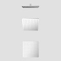 200x200mm SUS 304 Overhead Rain Shower – 8mm Modern Profile – SHD0801 Chrome
