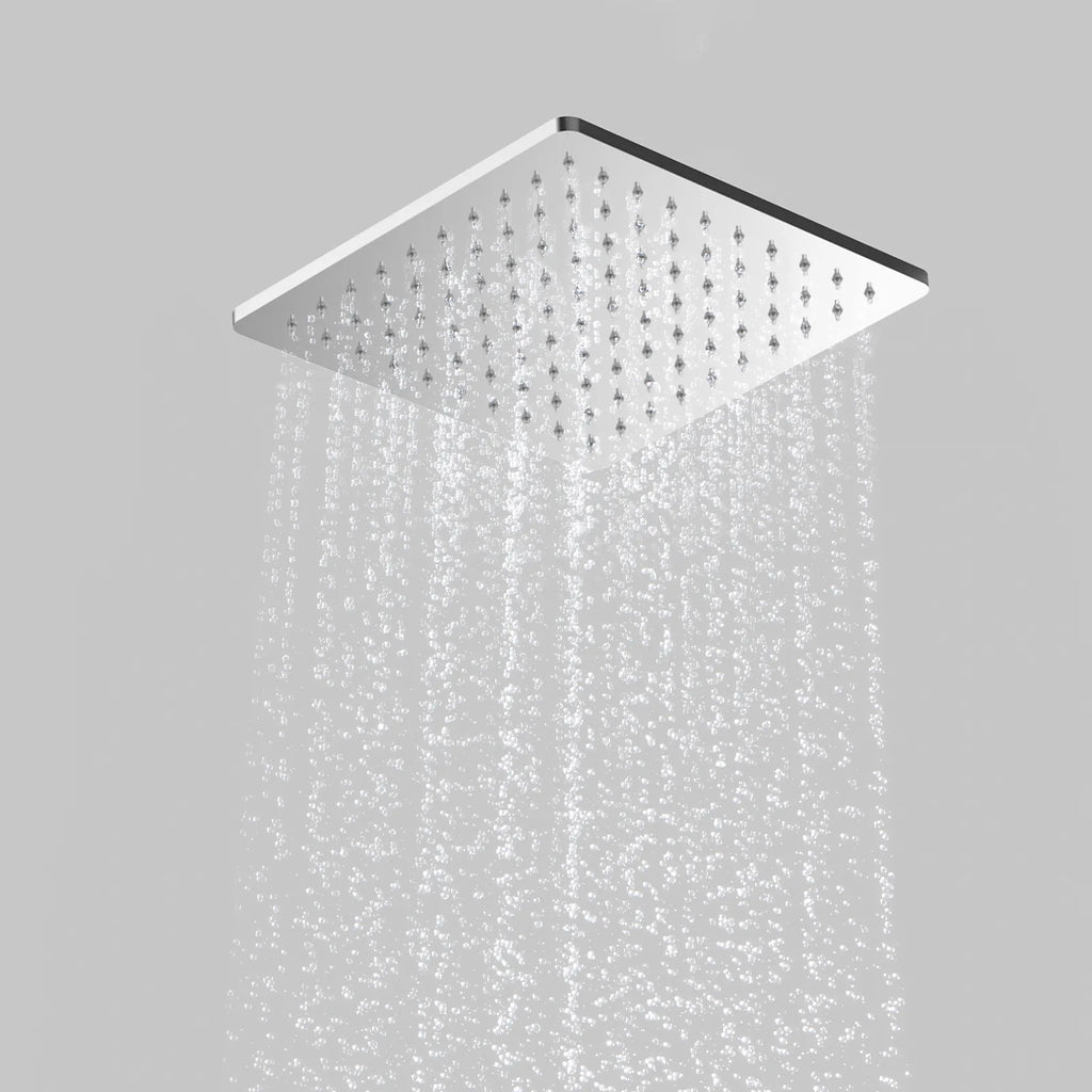 200x200mm SUS 304 Overhead Rain Shower – 8mm Modern Profile – SHD0801