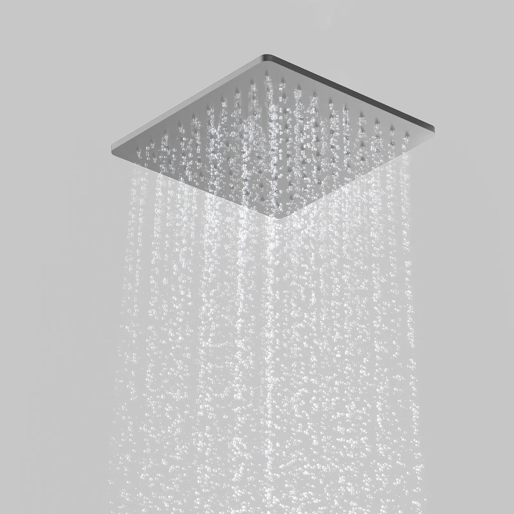 200x200mm SUS 304 Overhead Rain Shower – 8mm Modern Profile – SHD0801