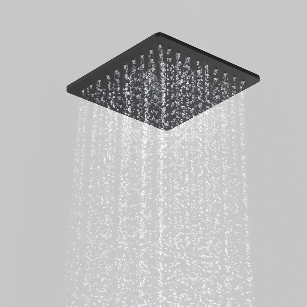 200x200mm SUS 304 Overhead Rain Shower – 8mm Modern Profile – SHD0801