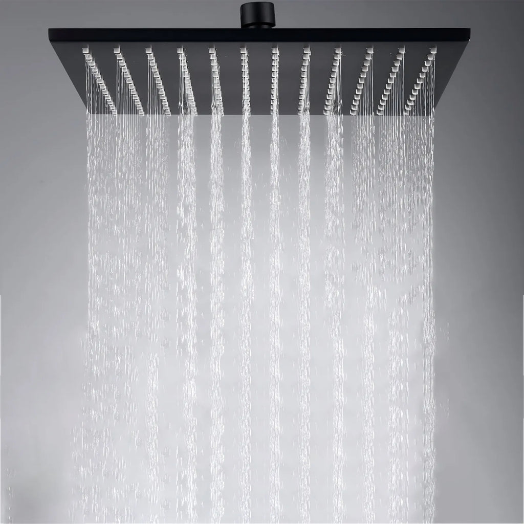 200x200mm SUS 304 Overhead Rain Shower – 8mm Modern Profile – SHD0801