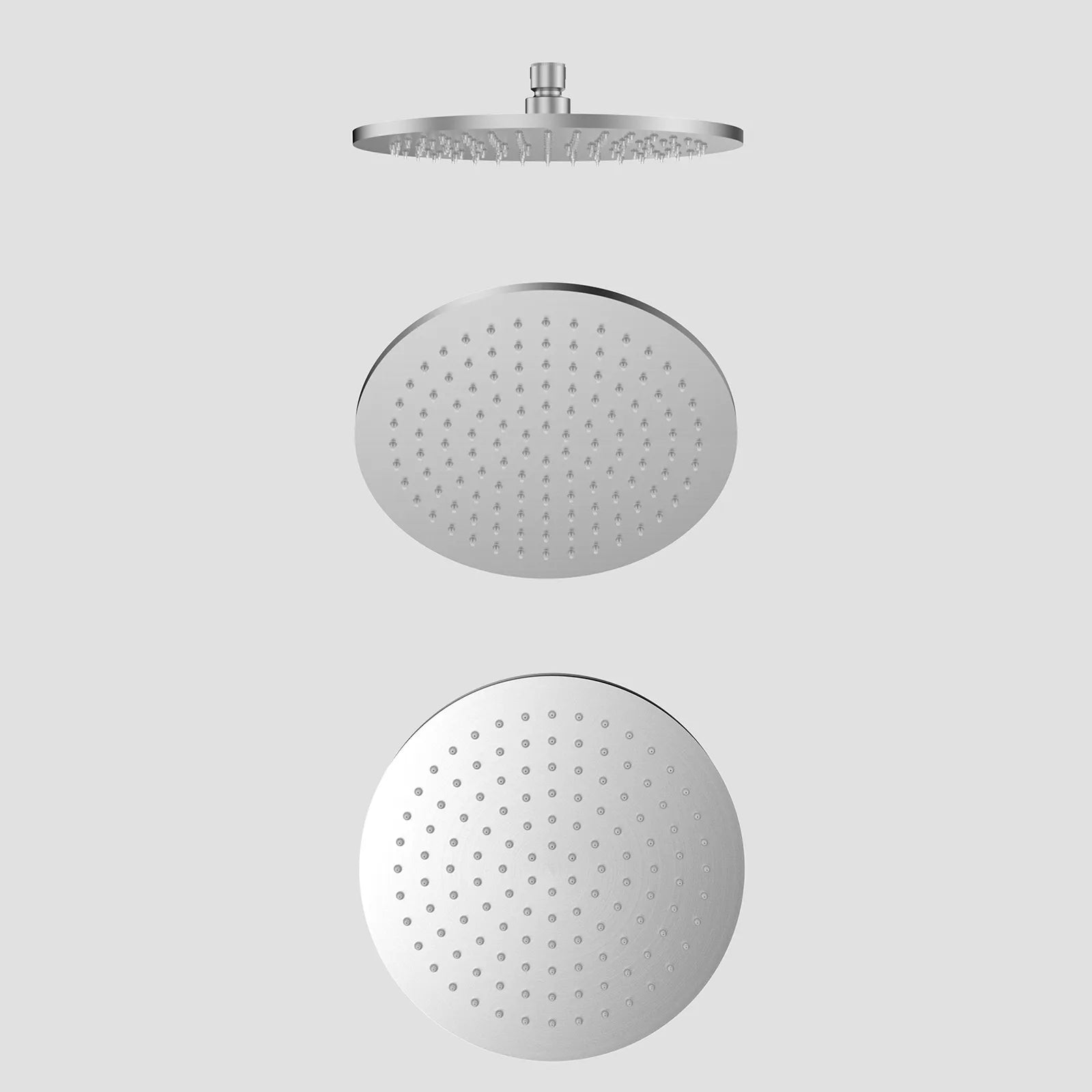 Ø200mm SUS 304 Overhead Rain Shower – 8mm Super Thin Profile – SHD0802 Brushed Nickel