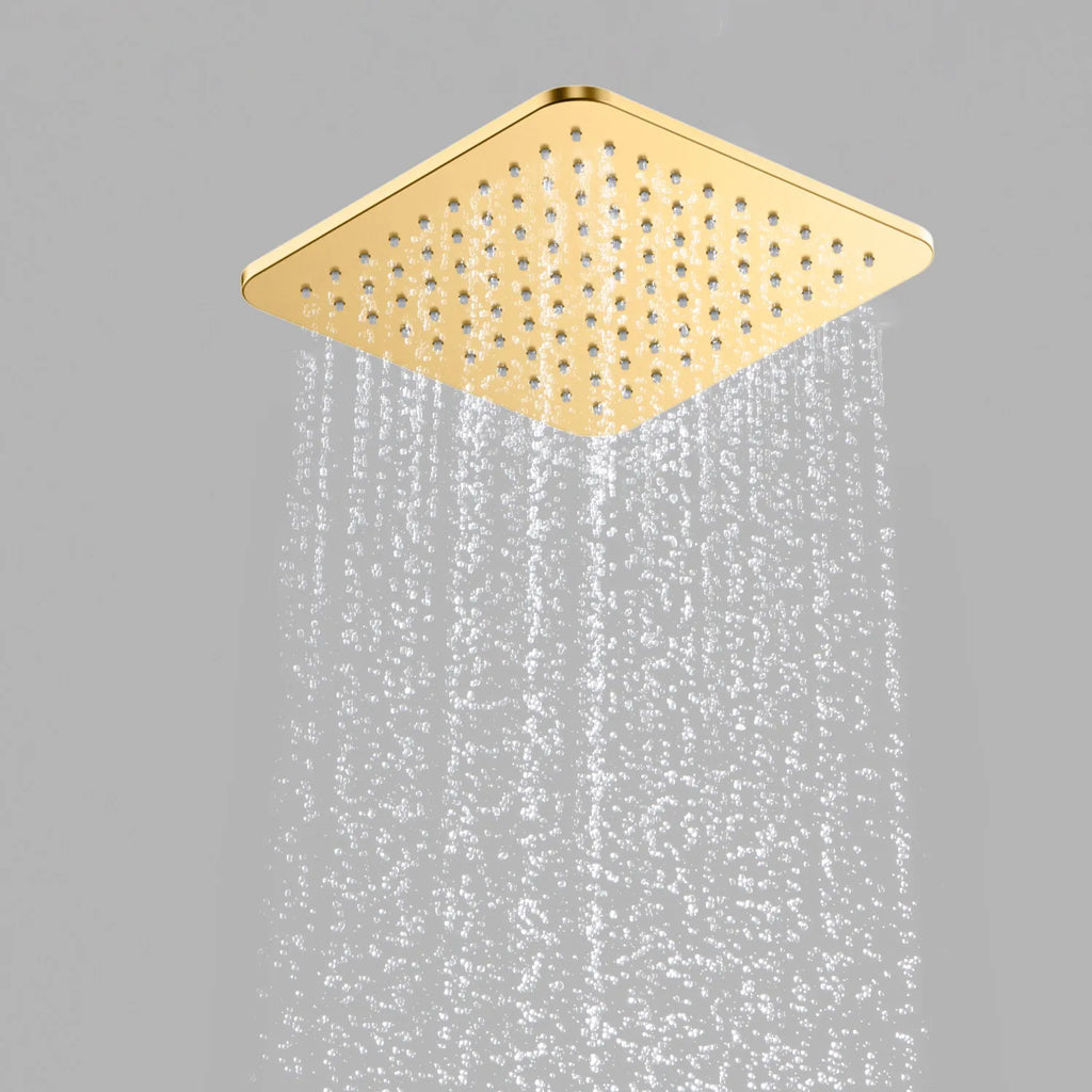 200x200mm SUS 304 Overhead Rain Shower – 8mm Modern Profile – SHD0811