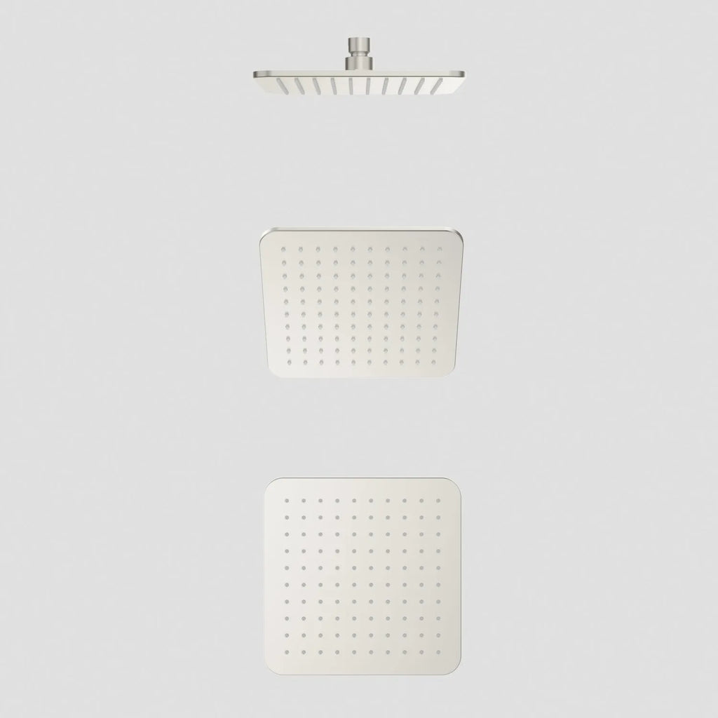 200x200mm SUS 304 Overhead Rain Shower – 8mm Modern Profile – SHD0811 Brushed Nickel