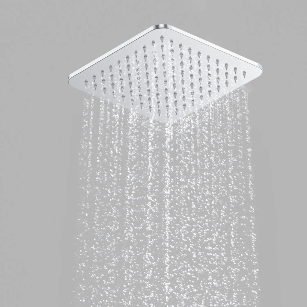 200x200mm SUS 304 Overhead Rain Shower – 8mm Modern Profile – SHD0811