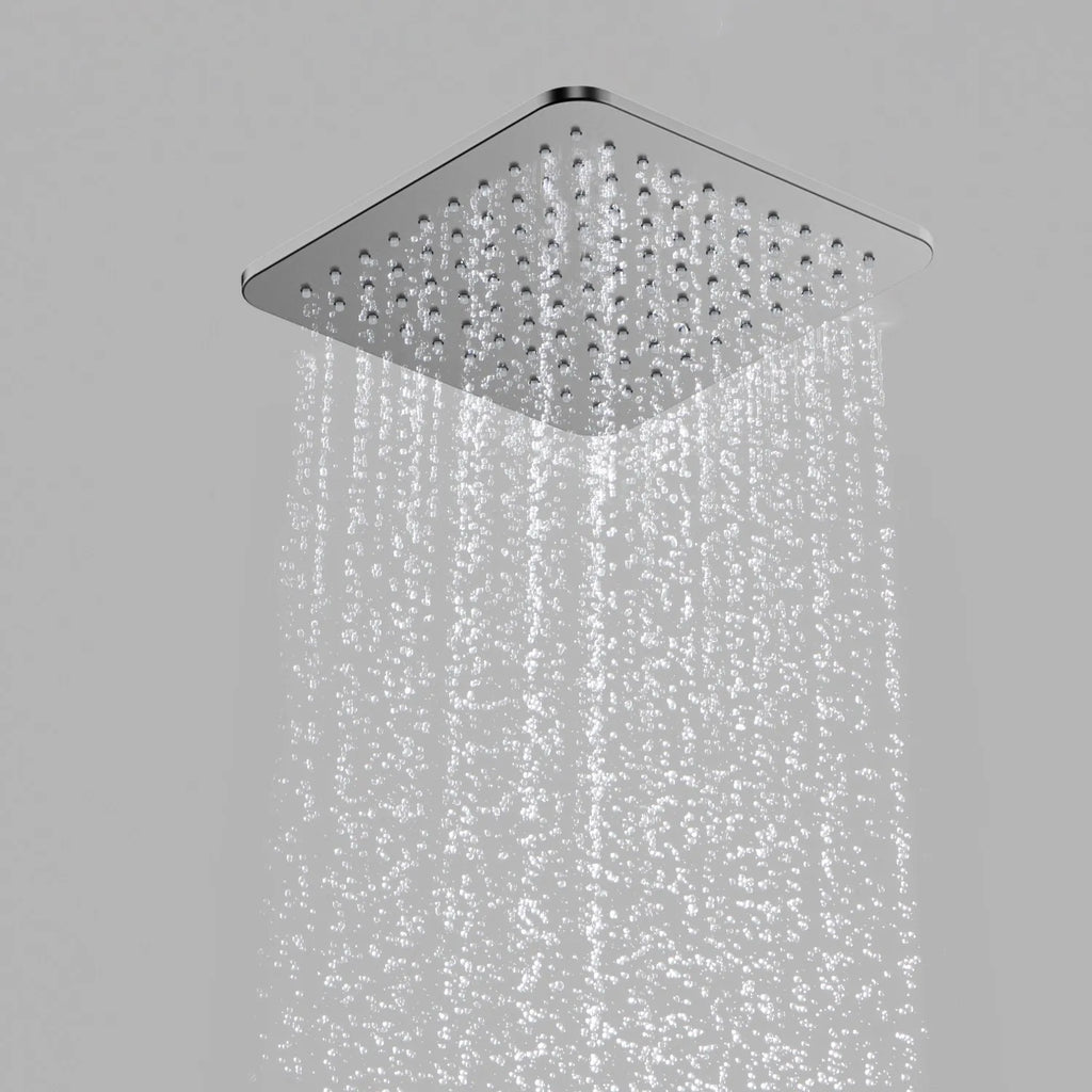 200x200mm SUS 304 Overhead Rain Shower – 8mm Modern Profile – SHD0811
