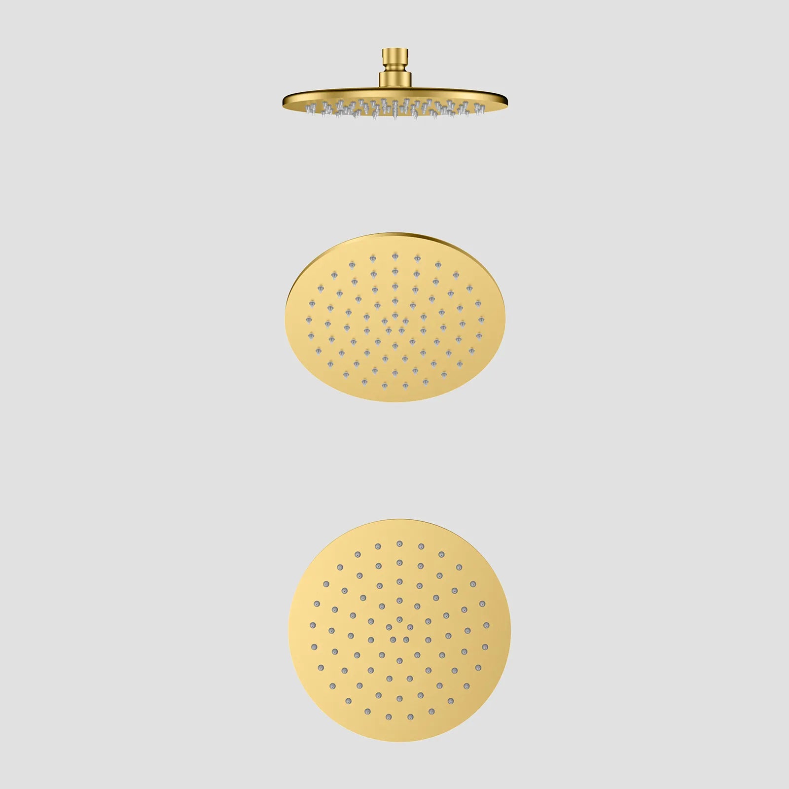 Ø200mm SUS 304 Overhead Rain Shower – 8mm Super Thin Profile – SHD0802 Brushed Gold
