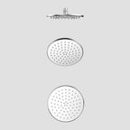 Ø200mm SUS 304 Overhead Rain Shower,rounded front, back flat SHD0822 Chrome