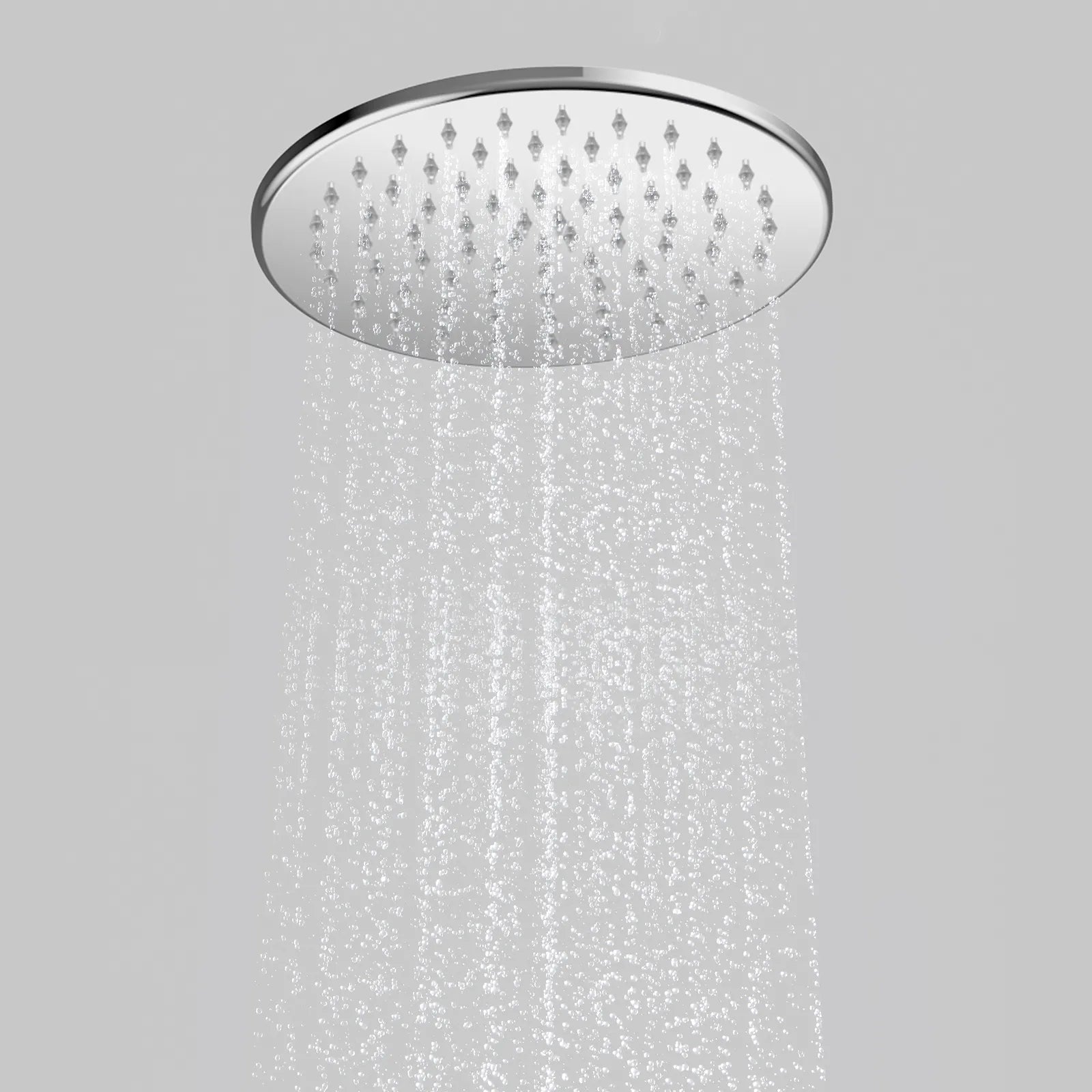 Ø200mm SUS 304 Overhead Rain Shower,rounded front, back flat SHD0822