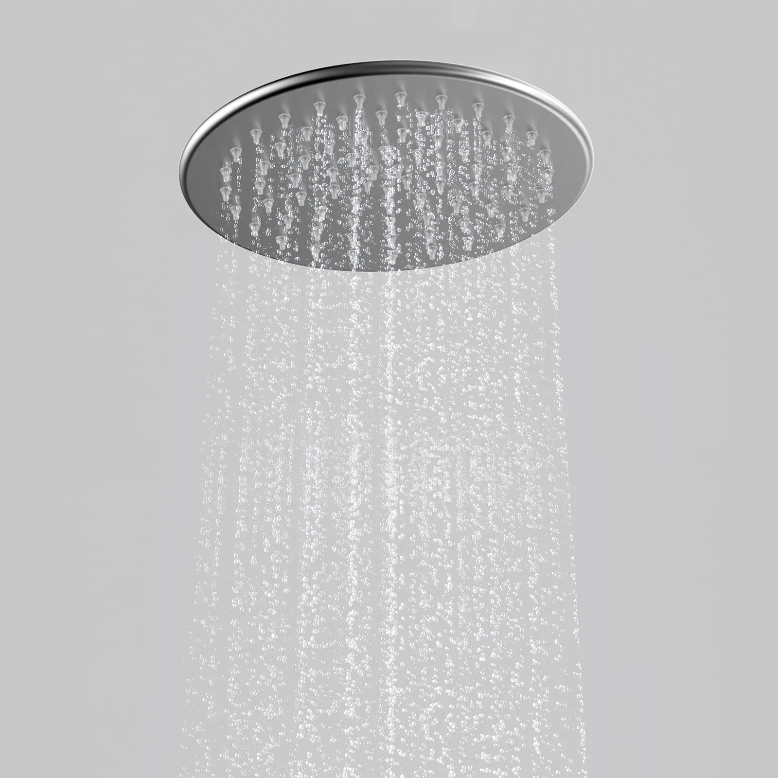 Round-front & backØ200mm SUS 304 Overhead Rain Shower – 8mm Super Thin Profile – SHD0832