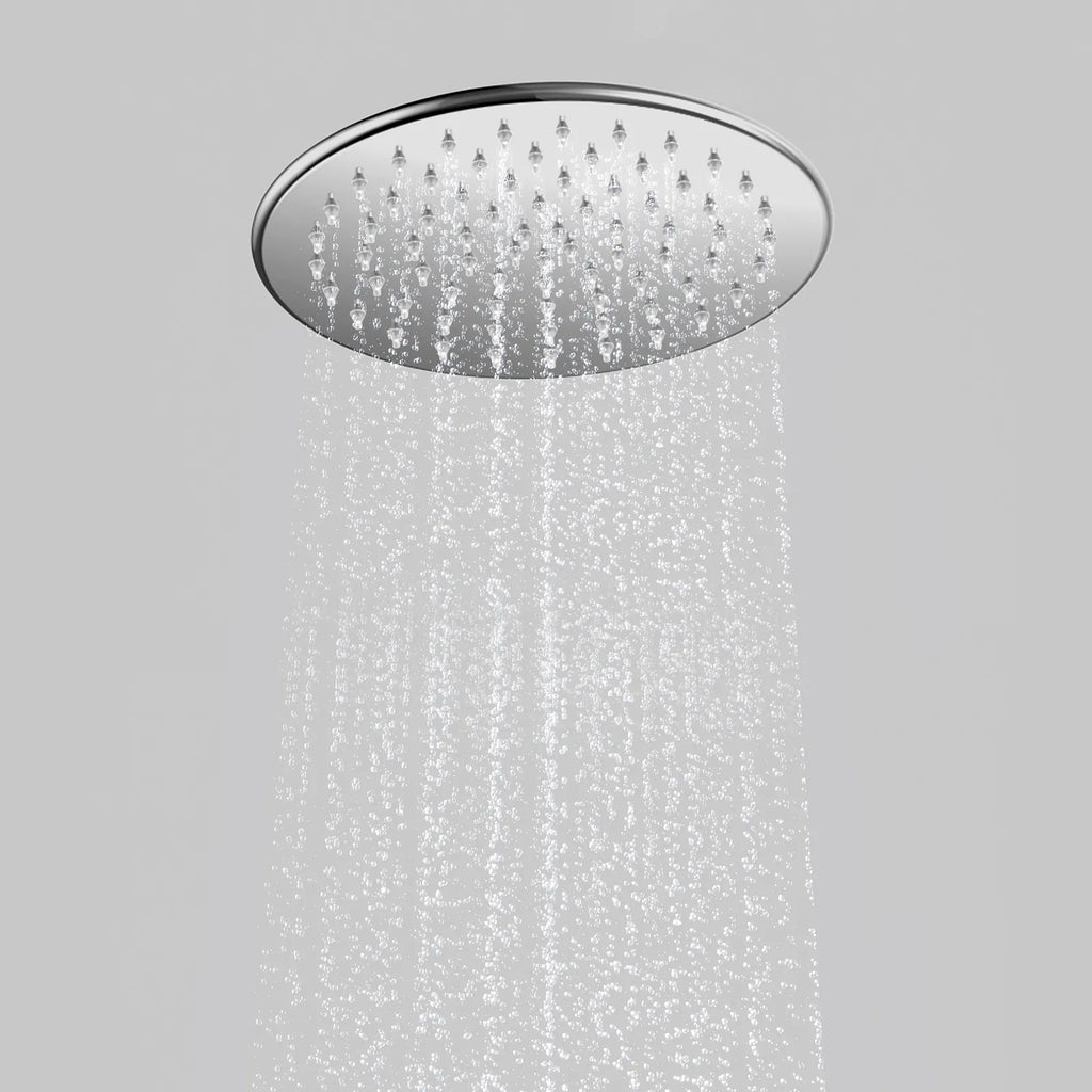 Round-front & backØ200mm SUS 304 Overhead Rain Shower – 8mm Super Thin Profile – SHD0832