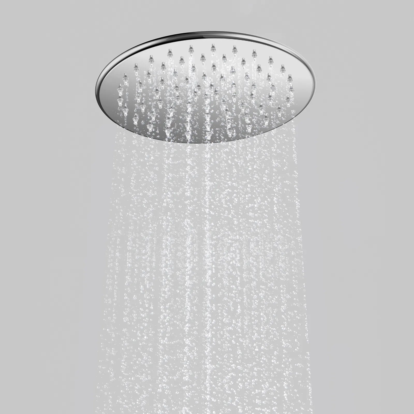 Round-front & backØ200mm SUS 304 Overhead Rain Shower – 8mm Super Thin Profile – SHD0832