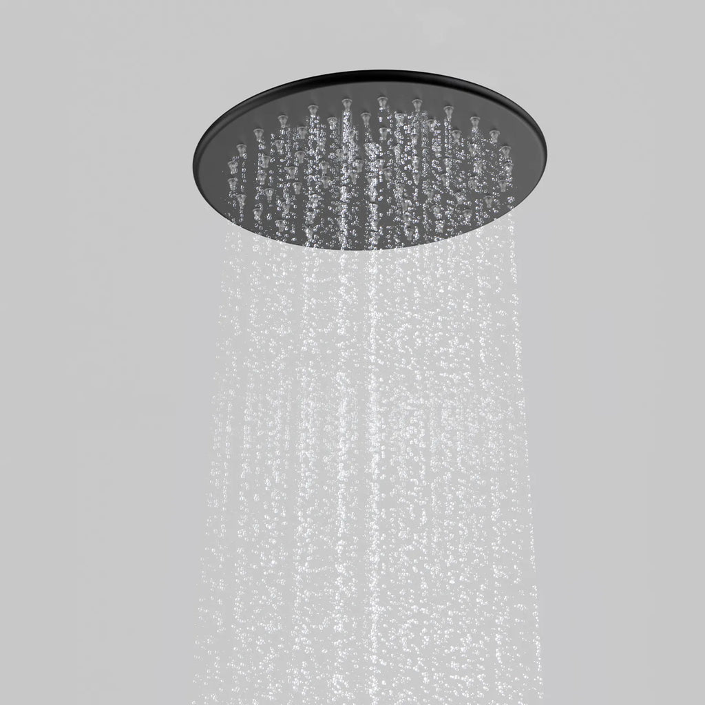 Round-front & backØ200mm SUS 304 Overhead Rain Shower – 8mm Super Thin Profile – SHD0832