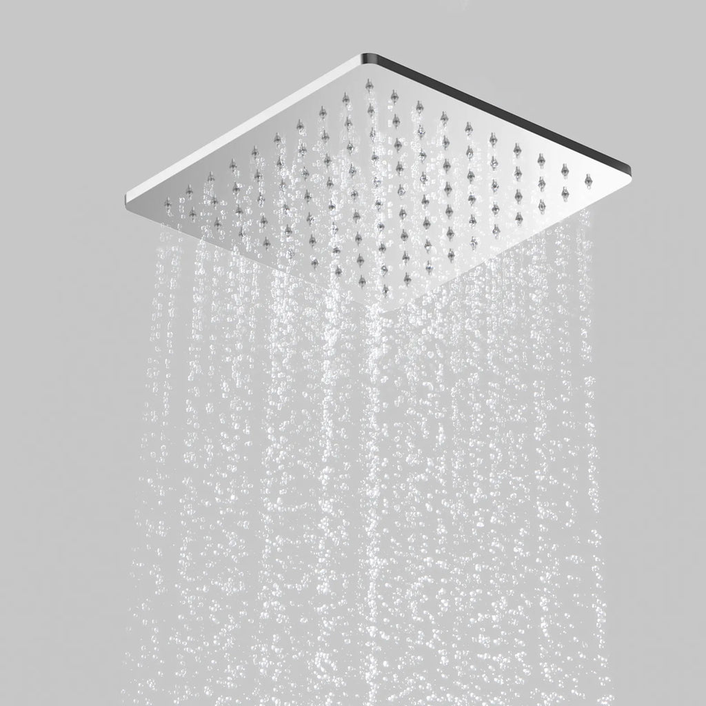 250x250mm SUS 304 Overhead Rain Shower – 8mm Modern Profile – SHD1001