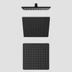 250x250mm SUS 304 Overhead Rain Shower – 8mm Modern Profile – SHD1001 Matte Black