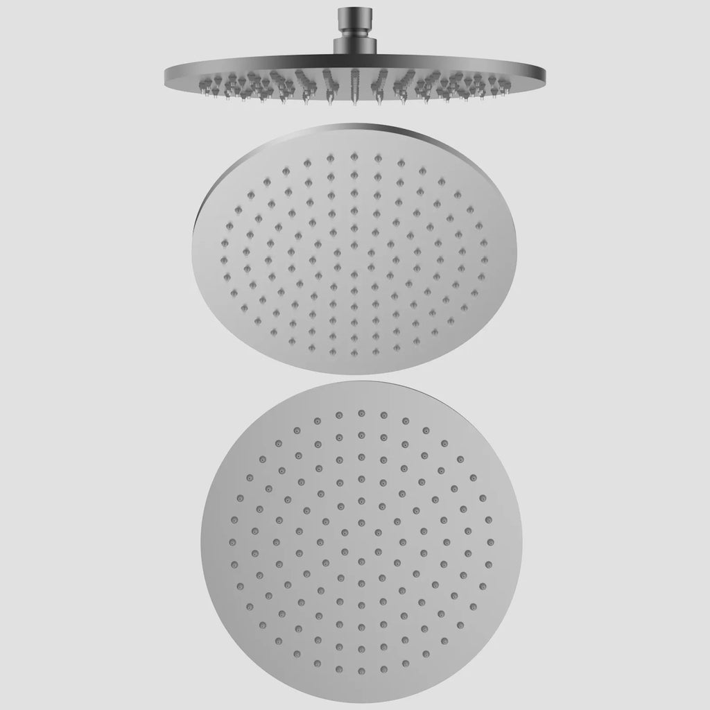 Ø250mm SUS 304 Overhead Rain Shower – touch-clean Nozzle – SHD1002 Brushed Gun Metal