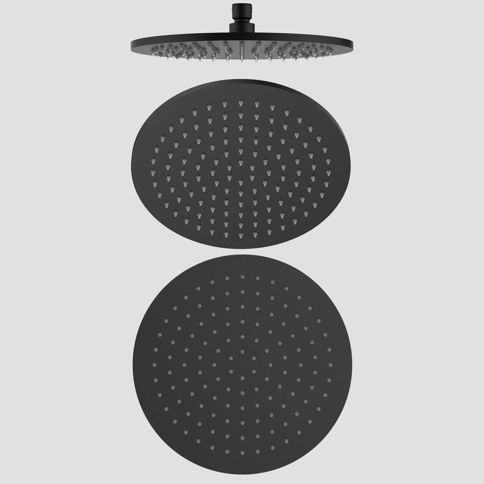 Ø250mm SUS 304 Overhead Rain Shower – touch-clean Nozzle – SHD1002 Matte Black