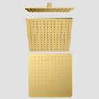 MAXTOR Over Head Rain Shower Square Design-SHD1201 Brushed Gold