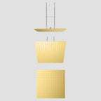 400x400mm Square Ceiling Rain Shower Head – SUS304 Stainless Steel – SHE1601 Brushed Gold