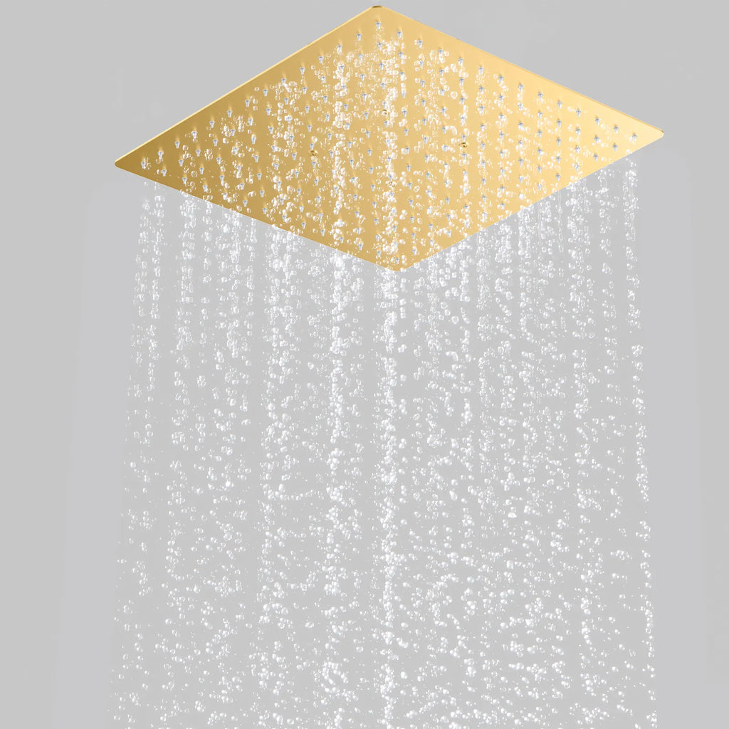 Circular 2-way Wall Concealed Shower Faucet With Rain Shower and Hand Shower AH502004