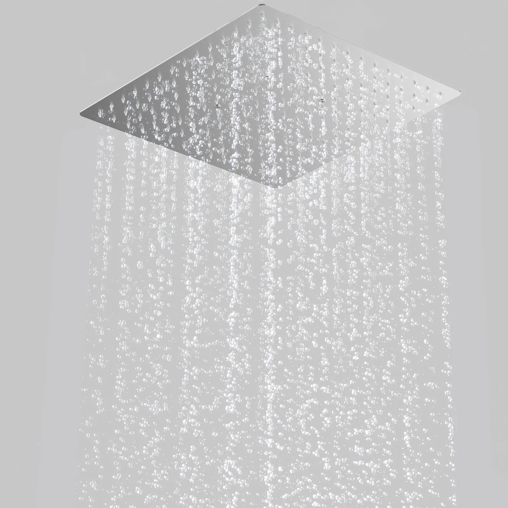 400x400mm Square Ceiling Rain Shower Head – SUS304 Stainless Steel – SHE1601