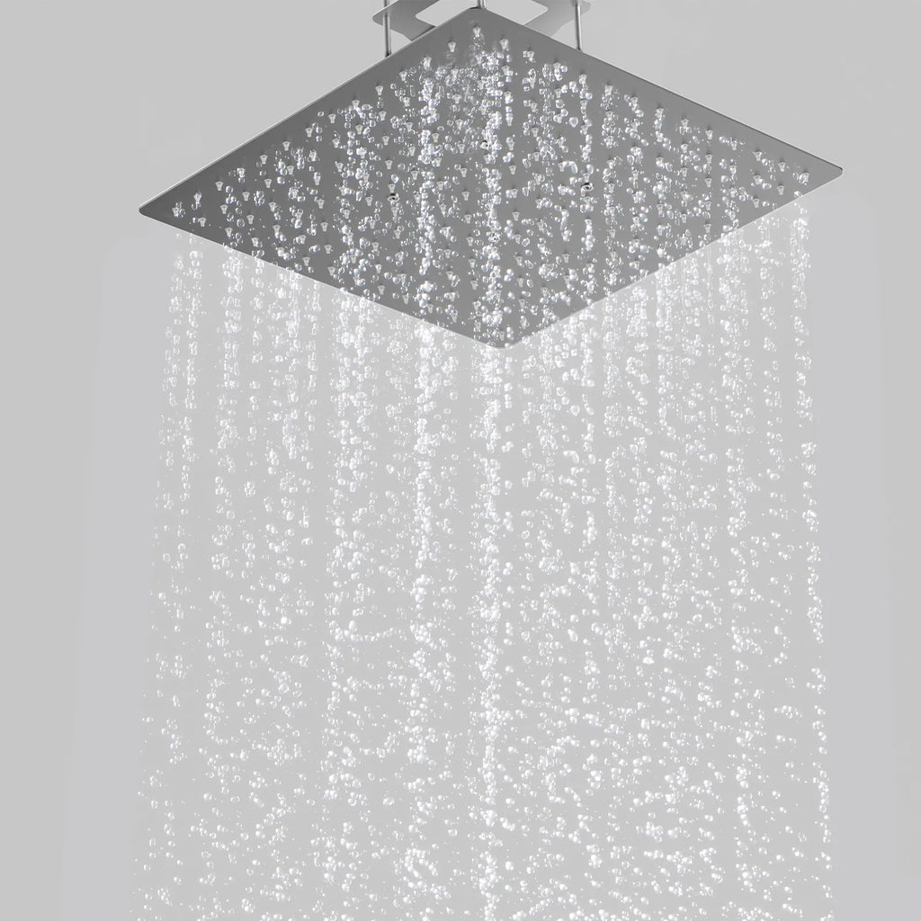 400x400mm Square Ceiling Rain Shower Head – SUS304 Stainless Steel – SHE1601