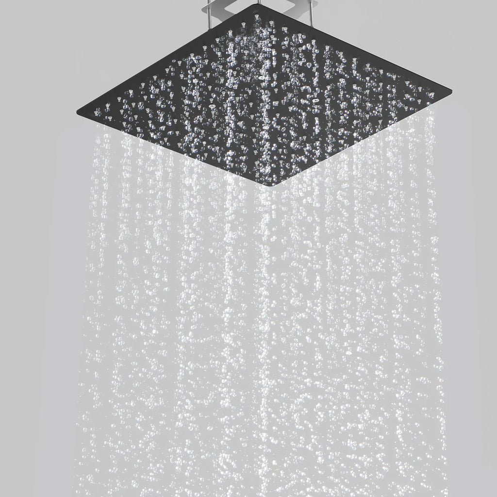Circular 2-way Wall Concealed Shower Faucet With Rain Shower and Hand Shower AH502004