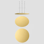 φ400mm Round Ceiling Rain Shower Head – SUS304 Stainless Steel – SHE1602 Brushed Gold