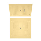 MAXTOR 500x500mm 3-Function Ceiling Rain Shower Head-SHE2003 Brushed Gold
