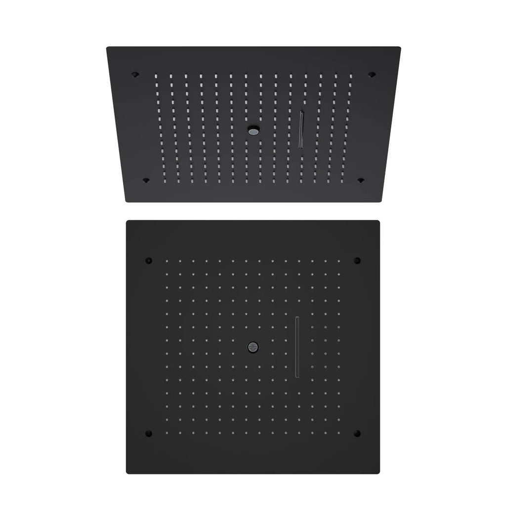MAXTOR 500x500mm 3-Function Ceiling Rain Shower Head-SHE2003 Matte Black