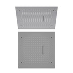 MAXTOR 500x500mm 2-Function Rain & Waterfall Ceiling Shower Head-SHE2004 Brushed Gun Metal
