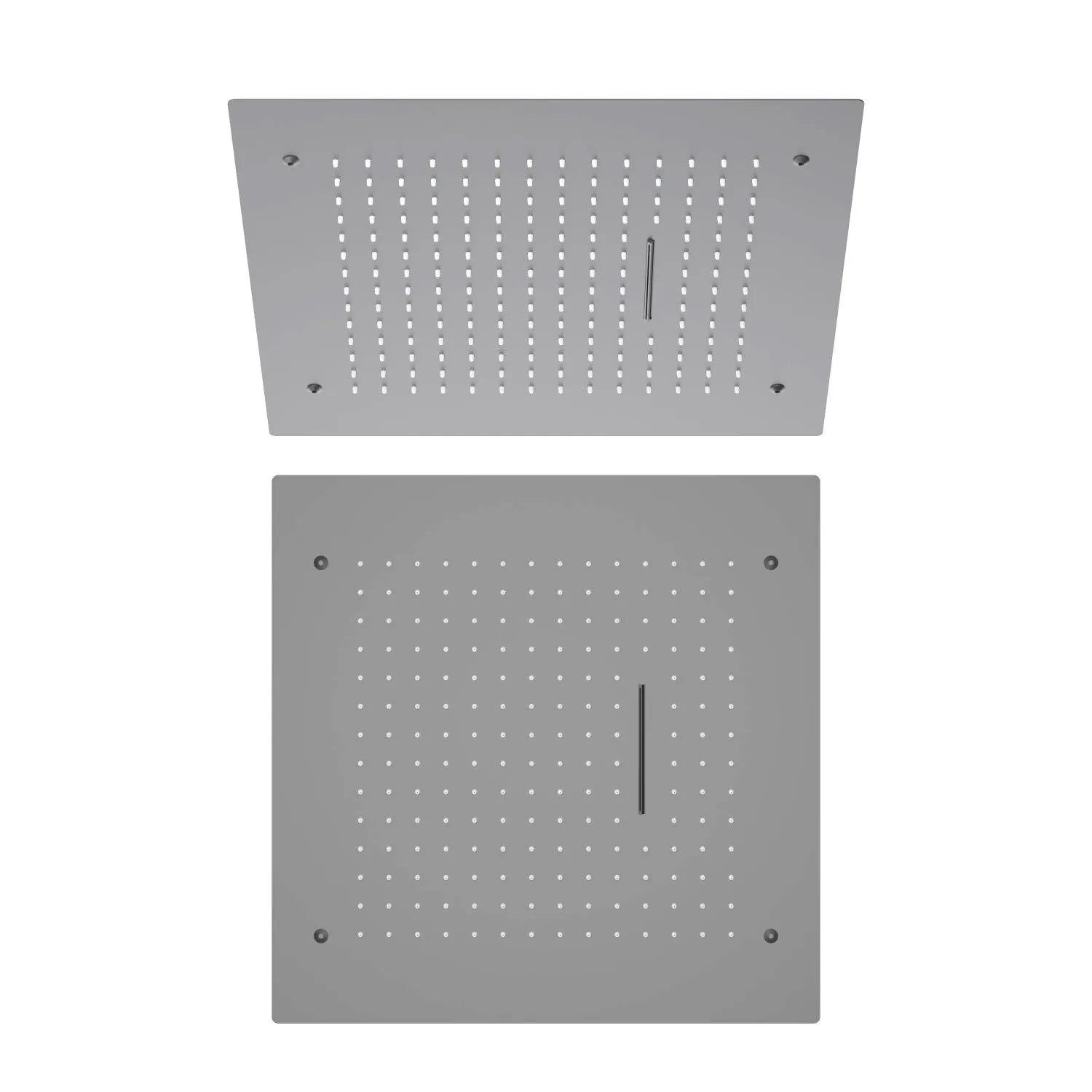 MAXTOR 500x500mm 2-Function Rain & Waterfall Ceiling Shower Head-SHE2004 Brushed Gun Metal