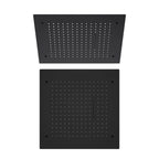 MAXTOR 500x500mm 2-Function Rain & Waterfall Ceiling Shower Head-SHE2004 Matte Black