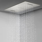 MAXTOR 1000x500mm 5-Function LED Ceiling Rain Shower-SHE2009 Brushed Nickel