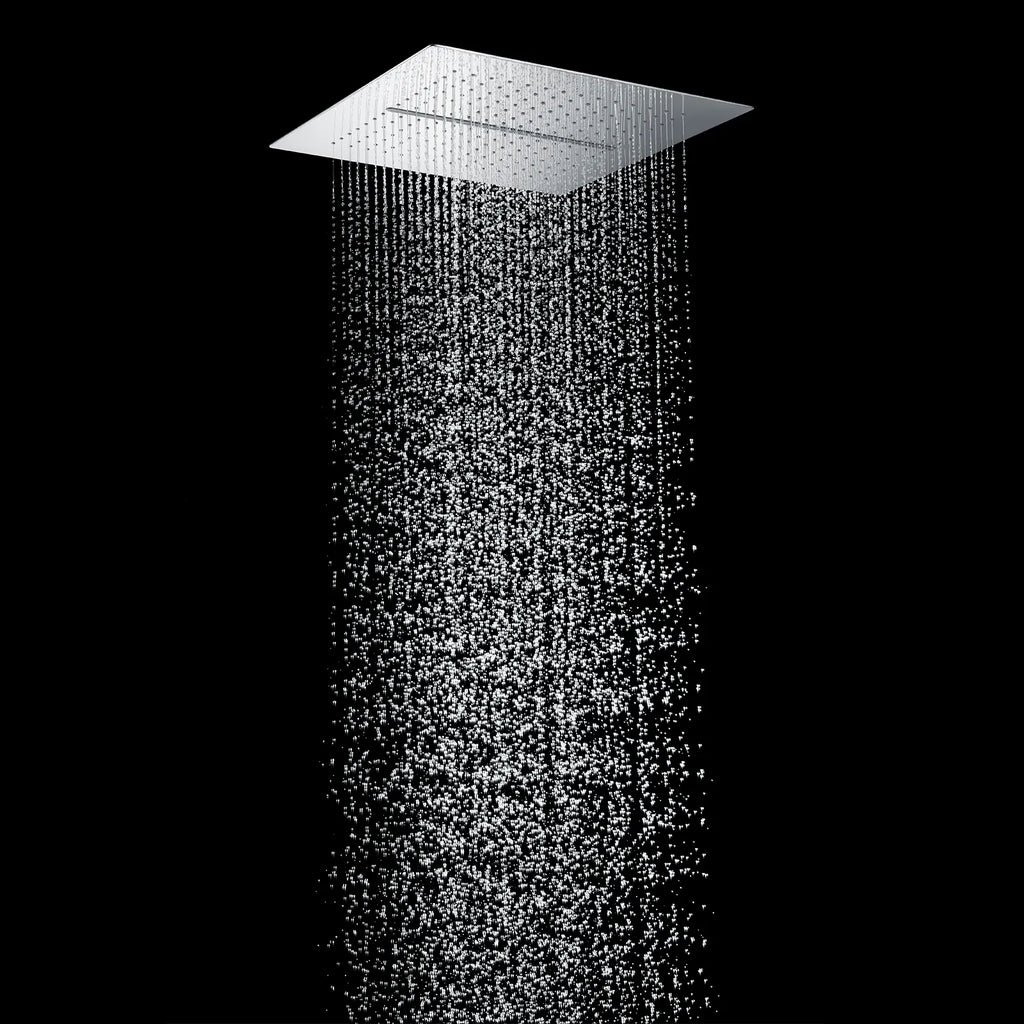 MAXTOR 400x400mm 2-Function Rain & Waterfall Ceiling Shower Head-SHF0340