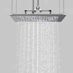 MAXTOR 400x400mm 2-Function Rain & Waterfall Ceiling Shower Head-SHF0340 Brushed Gun Metal