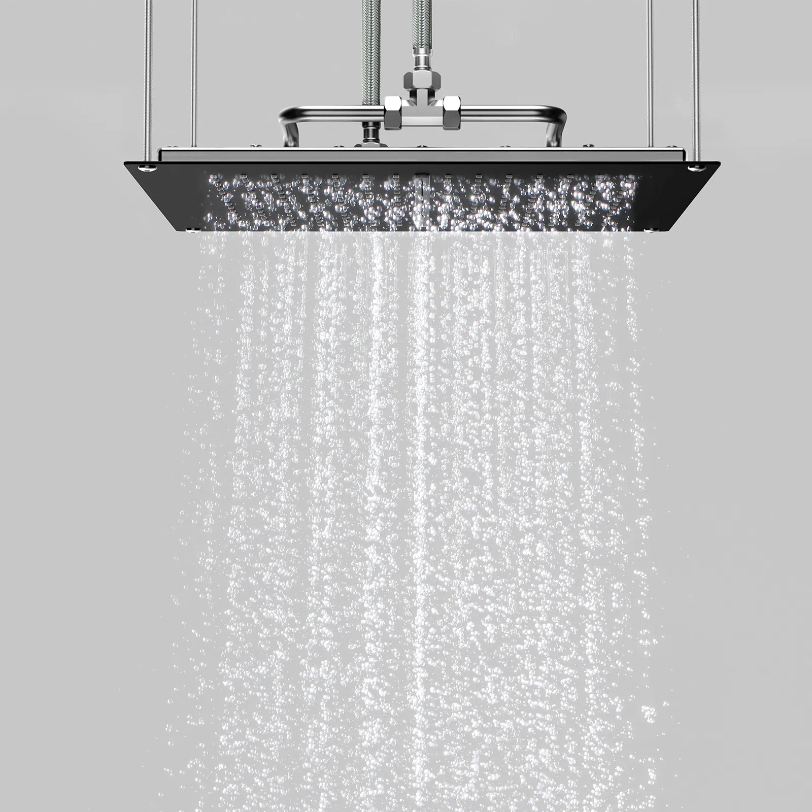 MAXTOR 400x400mm 2-Function Rain & Waterfall Ceiling Shower Head-SHF0340