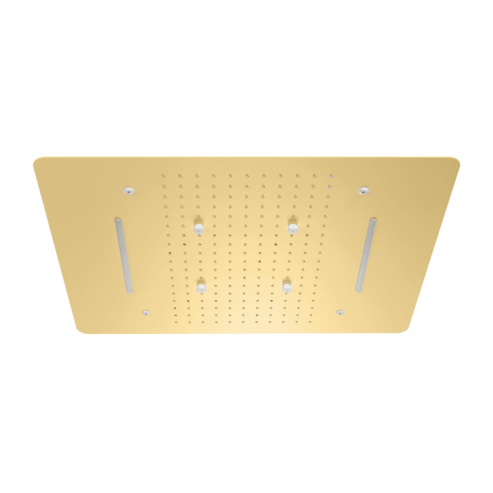 MAXTOR 480x590mm 3-Function Rain + Mist Spray + Dual Waterfall Ceiling Shower Head-SHF034859 Brushed Gold