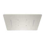 MAXTOR 480x590mm 3-Function Rain + Mist Spray + Dual Waterfall Ceiling Shower Head-SHF034859 Brushed Nickel