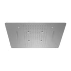 MAXTOR 480x590mm 3-Function Rain + Mist Spray + Dual Waterfall Ceiling Shower Head-SHF034859 Brushed Gun Metal