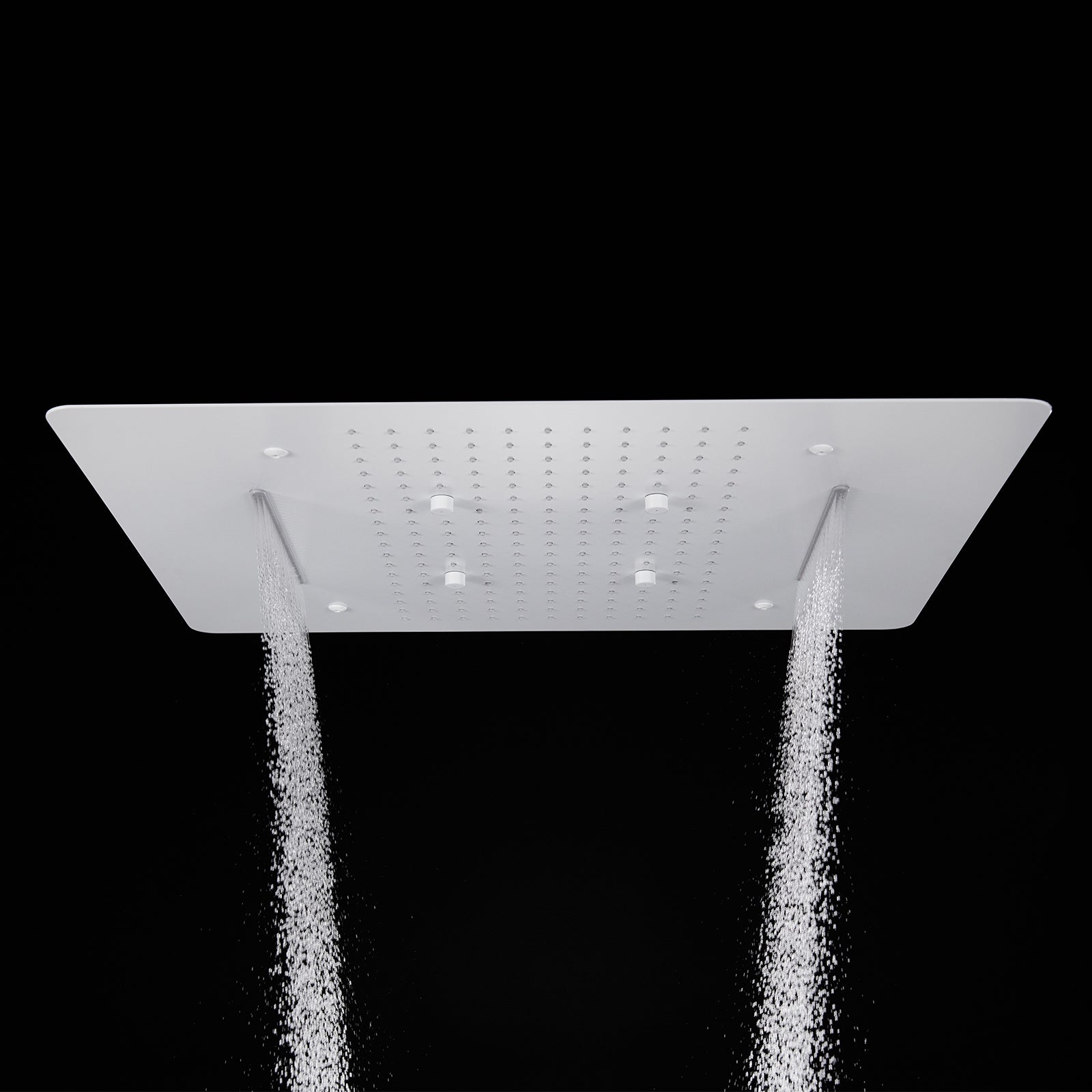 MAXTOR 480x590mm 3-Function Rain + Mist Spray + Dual Waterfall Ceiling Shower Head-SHF034859