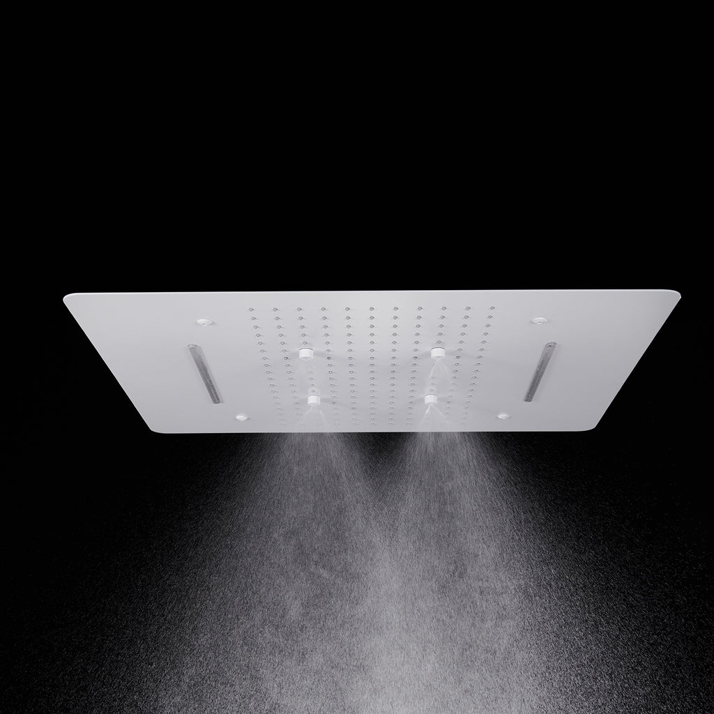 MAXTOR 480x590mm 3-Function Rain + Mist Spray + Dual Waterfall Ceiling Shower Head-SHF034859