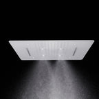 MAXTOR 480x590mm 3-Function Rain + Mist Spray + Dual Waterfall Ceiling Shower Head-SHF034859