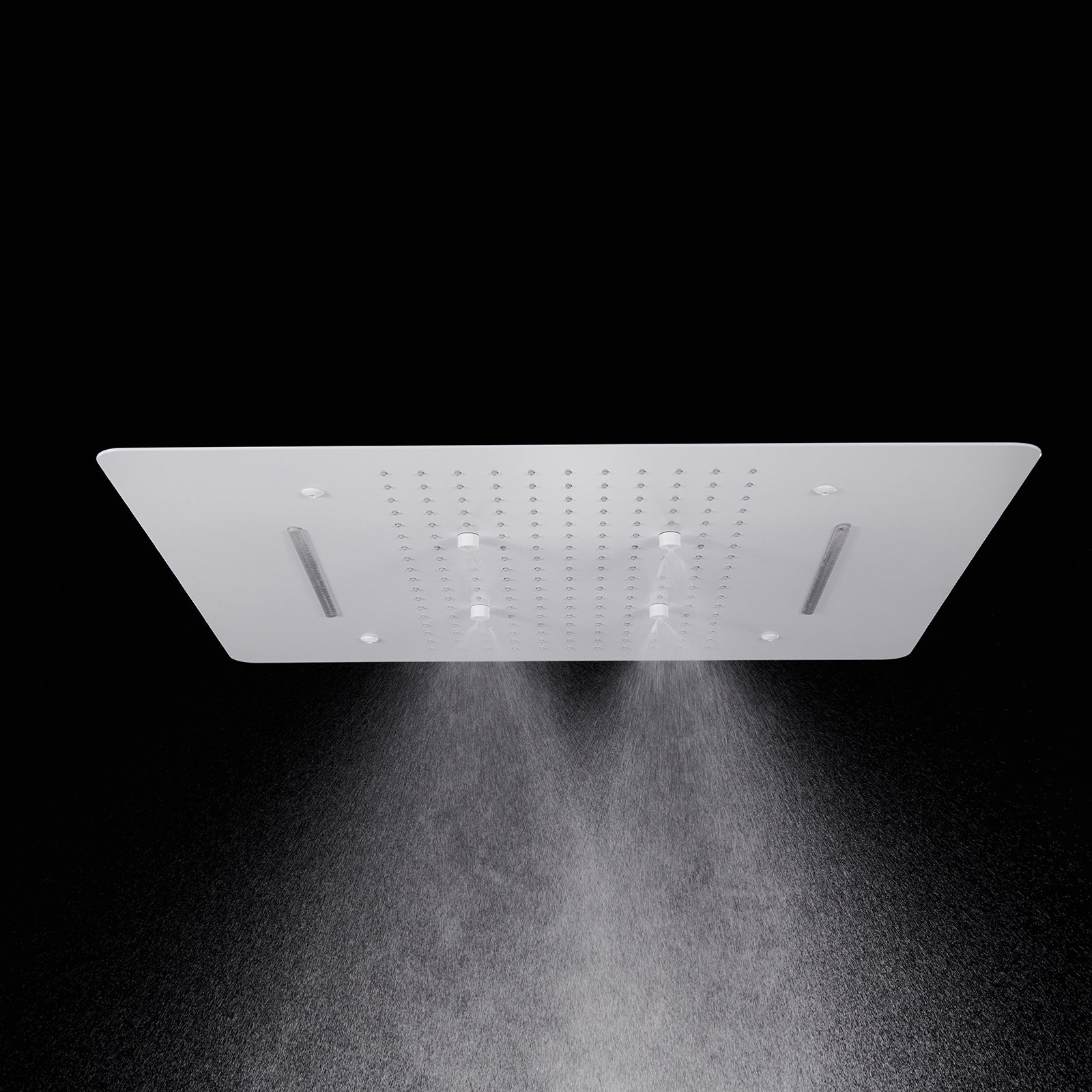 MAXTOR 480x590mm 3-Function Rain + Mist Spray + Dual Waterfall Ceiling Shower Head-SHF034859