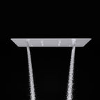 MAXTOR 480x590mm 3-Function Rain + Mist Spray + Dual Waterfall Ceiling Shower Head-SHF034859