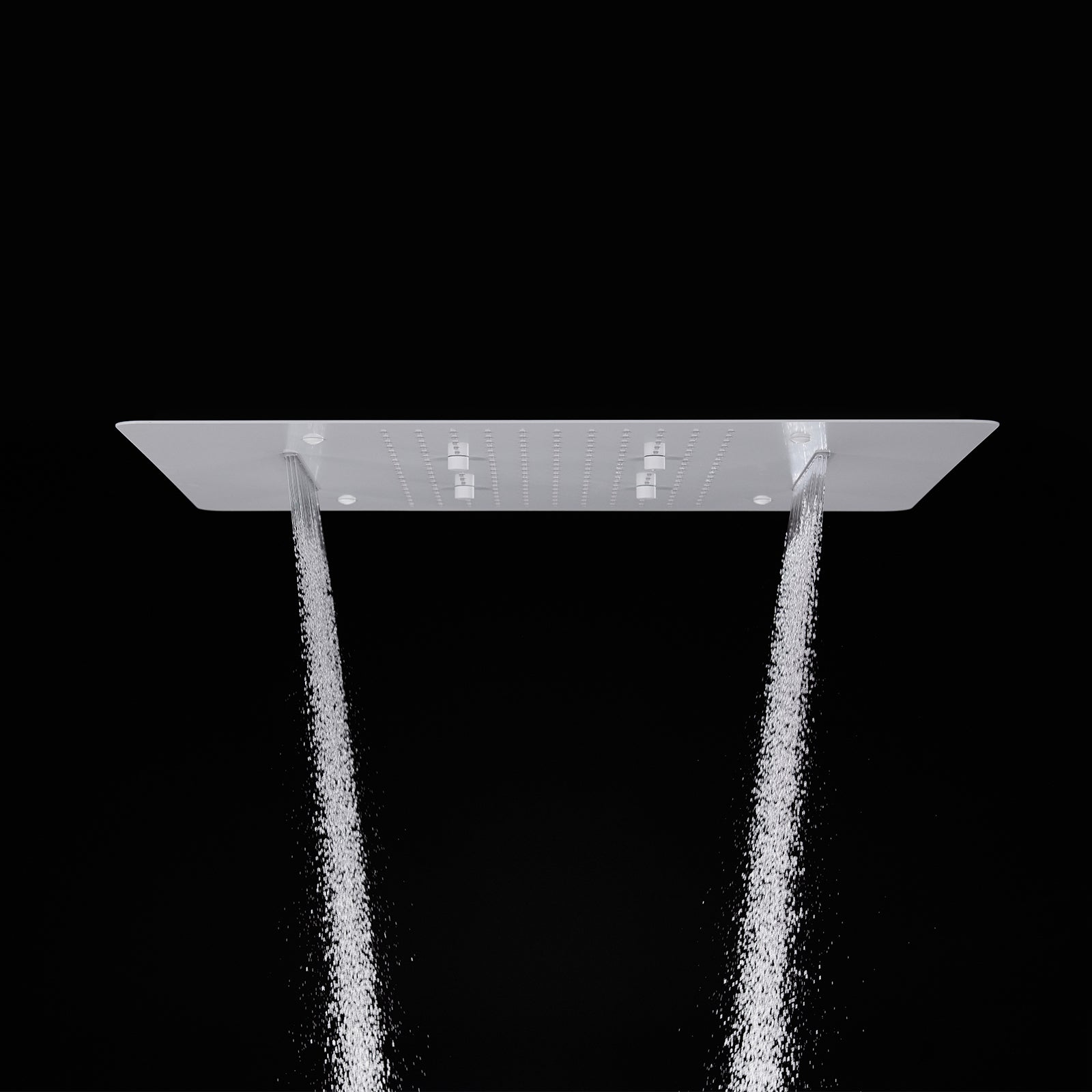 MAXTOR 480x590mm 3-Function Rain + Mist Spray + Dual Waterfall Ceiling Shower Head-SHF034859